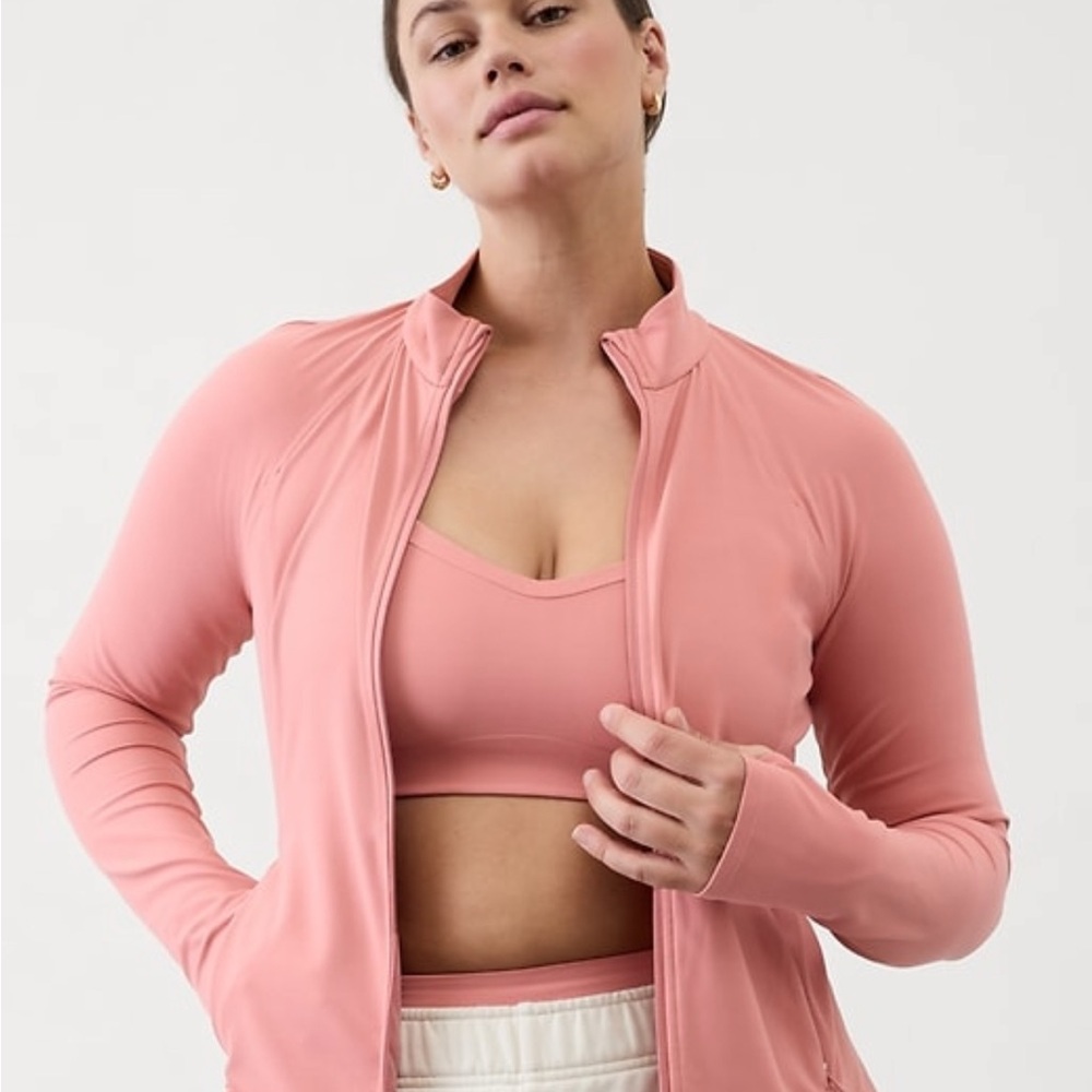 NWT Athleta Pink Utility Jacket Salutation 2.0